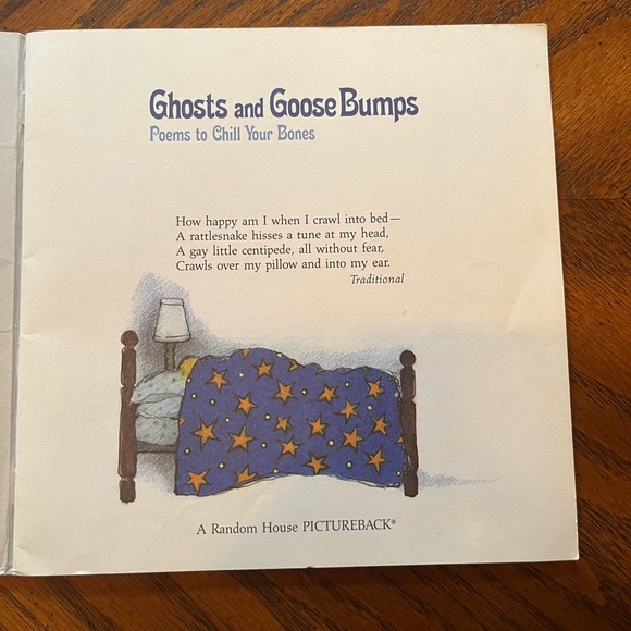 Vintage Halloween kids book | Ghosts and Goosebumps Poems to Chill Your Bones - Picture 2 of 9